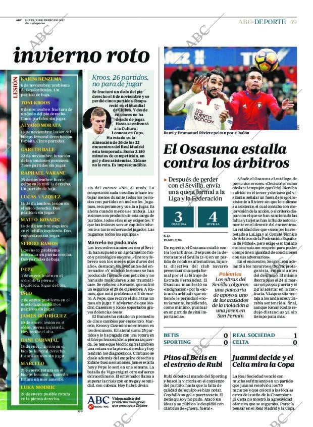 ABC MADRID 23-01-2017 página 49