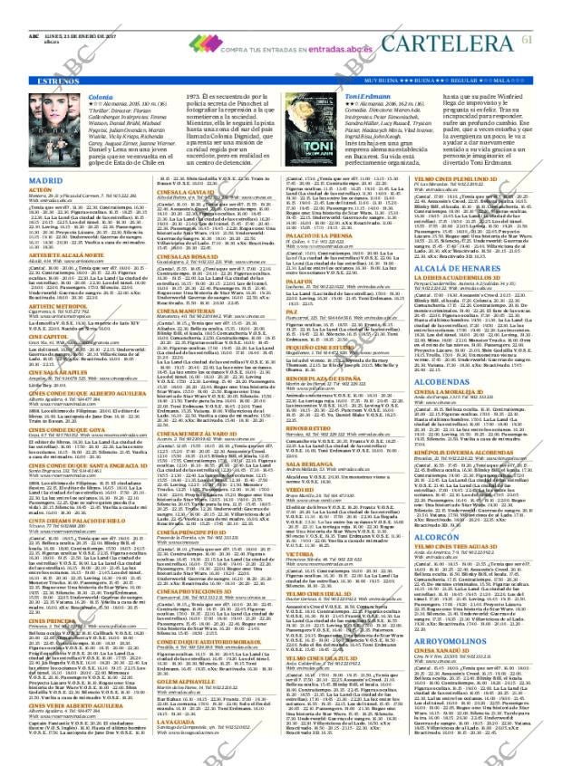 ABC MADRID 23-01-2017 página 61