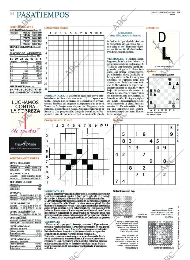 ABC MADRID 23-01-2017 página 64