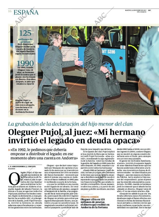 ABC MADRID 24-01-2017 página 16