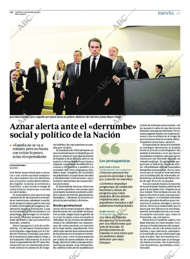 ABC MADRID 24-01-2017 página 19