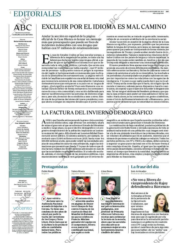 ABC MADRID 24-01-2017 página 4