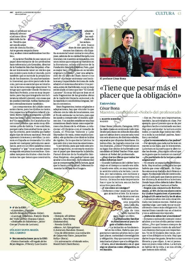 ABC MADRID 24-01-2017 página 43