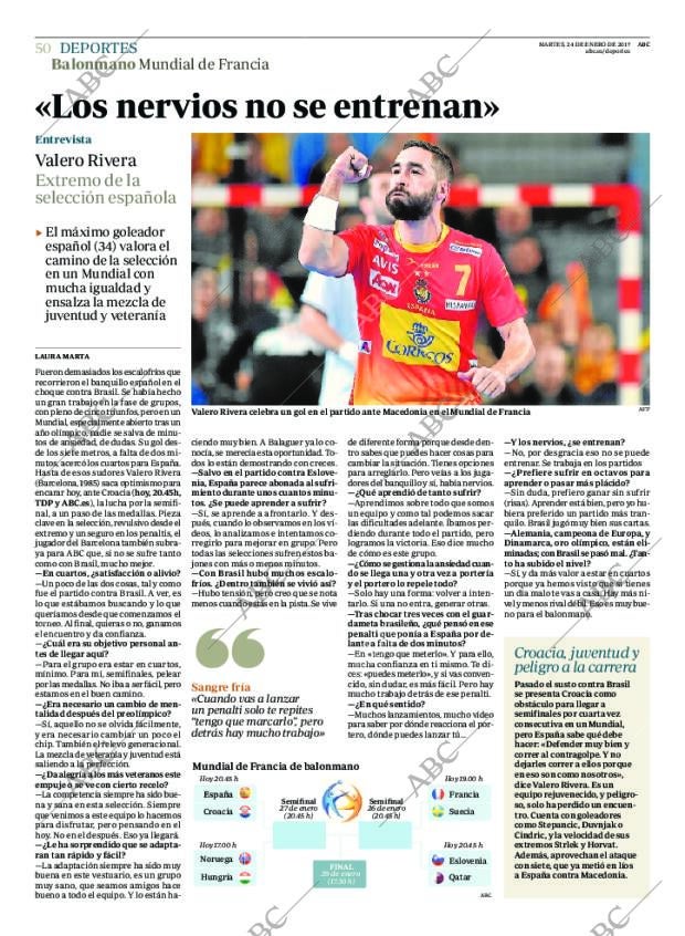 ABC MADRID 24-01-2017 página 50