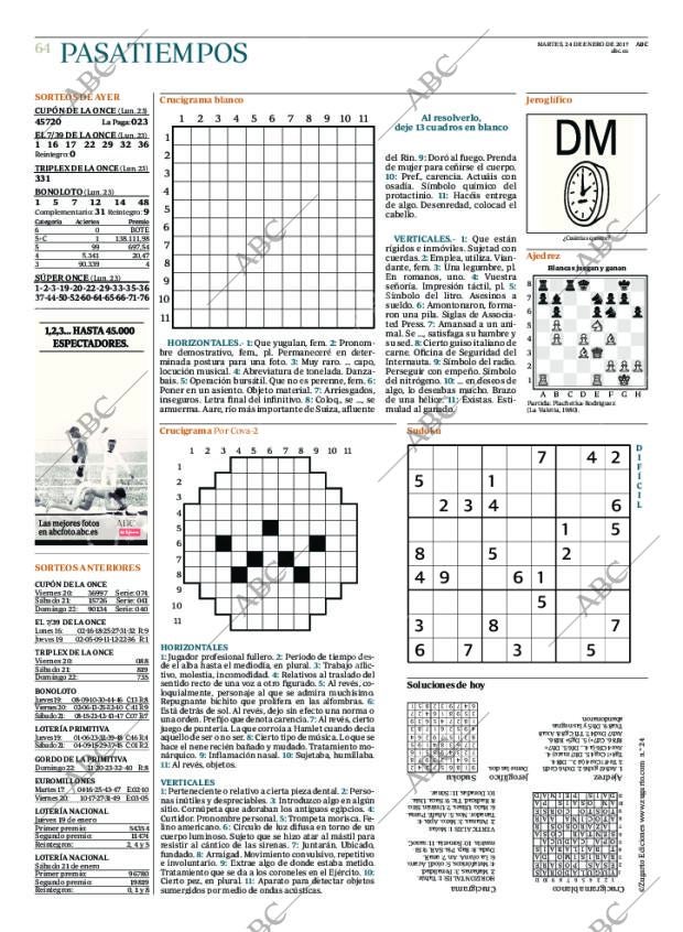 ABC MADRID 24-01-2017 página 64