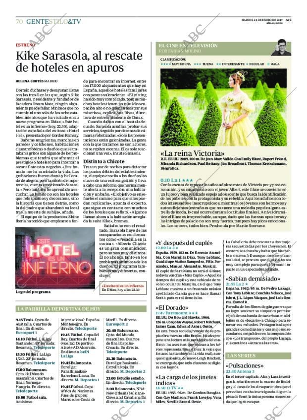 ABC MADRID 24-01-2017 página 70
