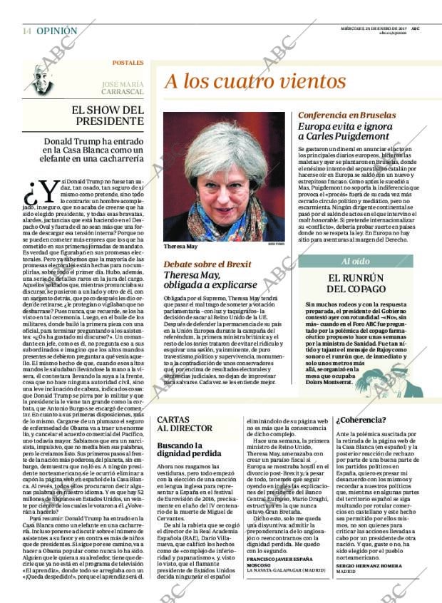 ABC MADRID 25-01-2017 página 14