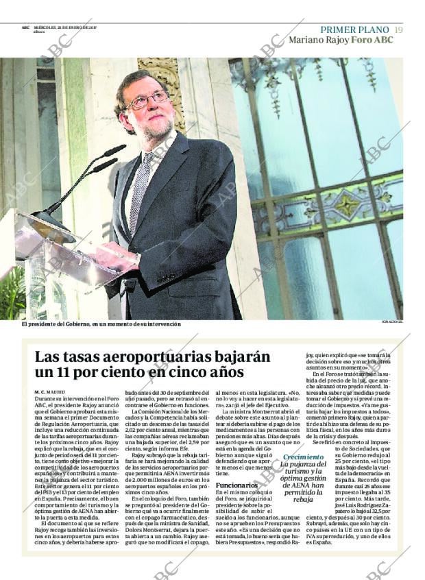 ABC MADRID 25-01-2017 página 19