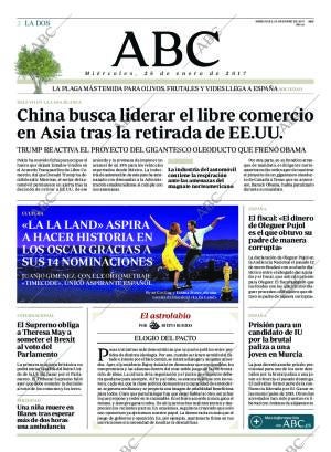 ABC MADRID 25-01-2017 página 2