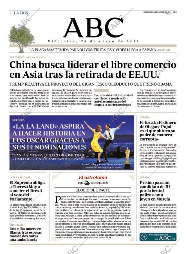 ABC MADRID 25-01-2017 página 2