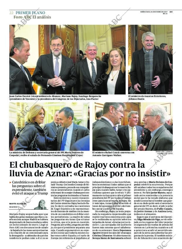 ABC MADRID 25-01-2017 página 22