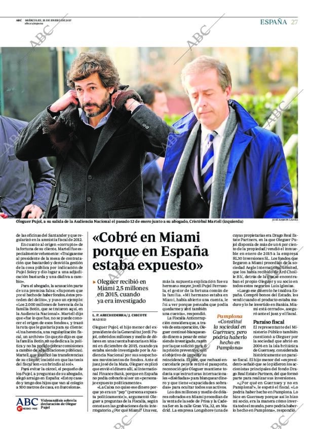 ABC MADRID 25-01-2017 página 27