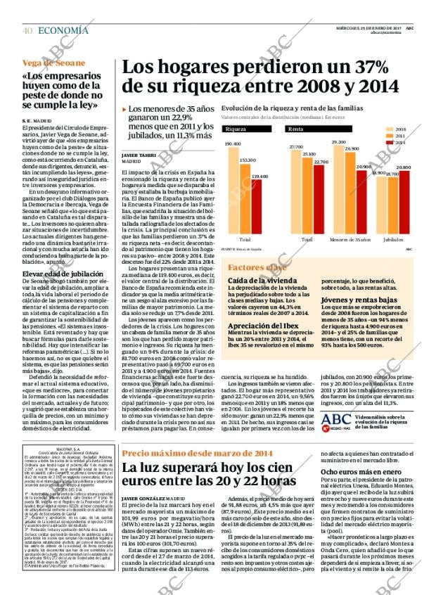 ABC MADRID 25-01-2017 página 40