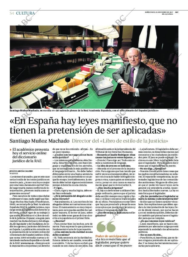 ABC MADRID 25-01-2017 página 54