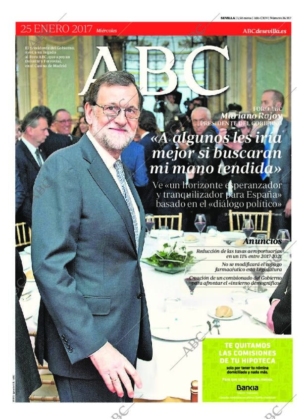 ABC SEVILLA 25-01-2017 página 1
