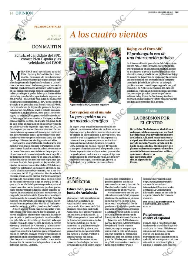 ABC MADRID 26-01-2017 página 14