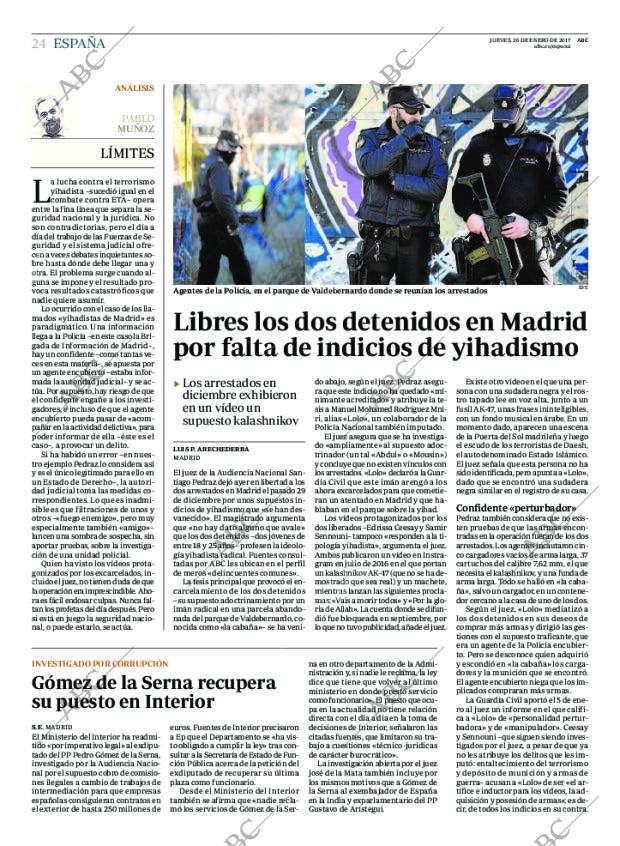 ABC MADRID 26-01-2017 página 24