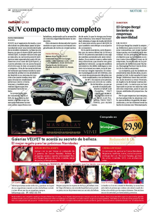 ABC MADRID 26-01-2017 página 43