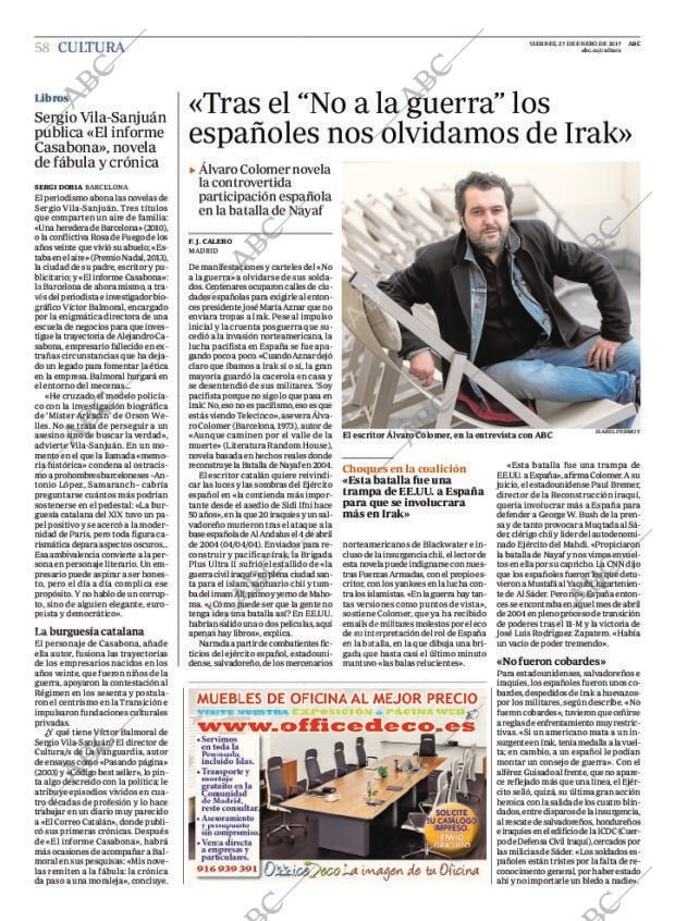 ABC MADRID 27-01-2017 página 58