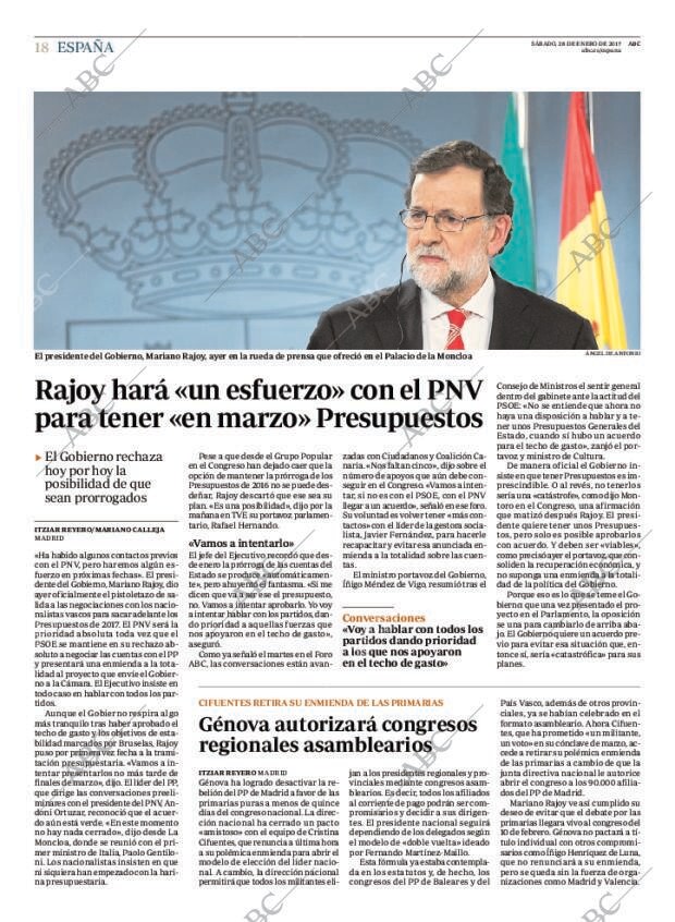 ABC MADRID 28-01-2017 página 18