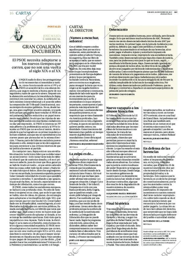 ABC SEVILLA 28-01-2017 página 16