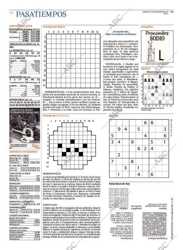 ABC MADRID 29-01-2017 página 94