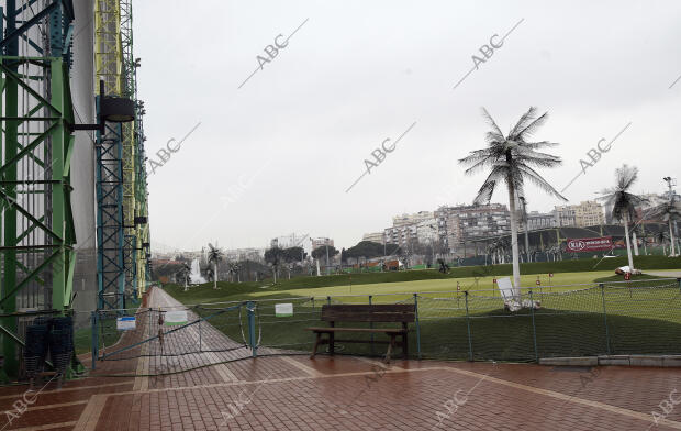 Primer día que el campo de Golf de Canal está cerrado