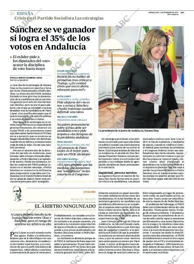 ABC MADRID 01-02-2017 página 20
