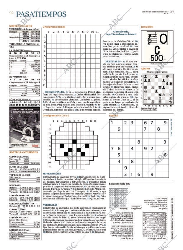 ABC MADRID 05-02-2017 página 92
