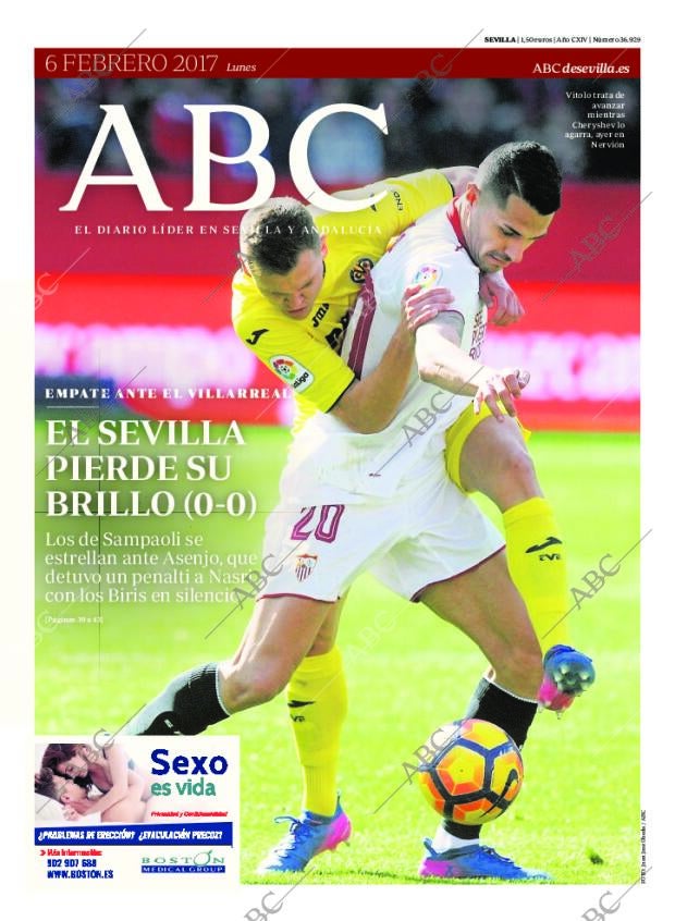 ABC SEVILLA 06-02-2017 página 1