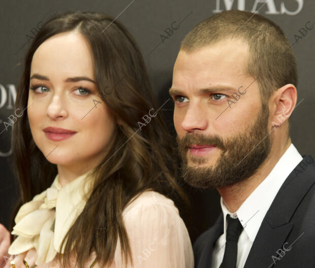 Photocall de «Cincuenta sombras de más oscuras», con Jamie Dornan, Dakota...