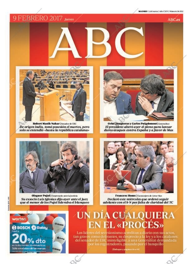 ABC MADRID 09-02-2017 página 1