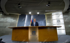 Iñigo Méndez de Vigo en la rueda de prensa posterior al Consejo de Ministros