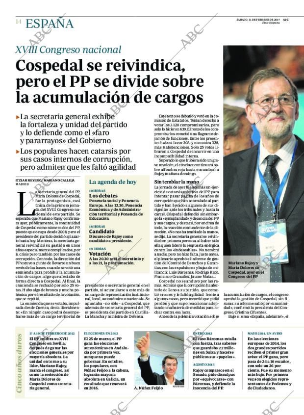ABC MADRID 11-02-2017 página 14