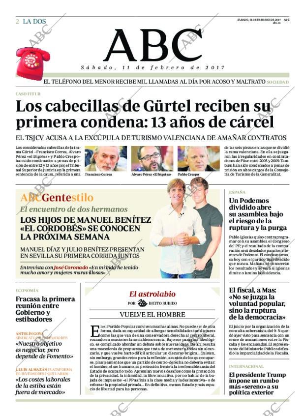 ABC MADRID 11-02-2017 página 2