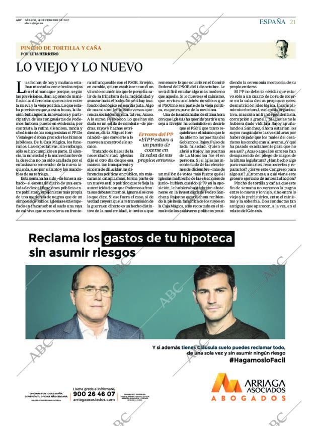 ABC MADRID 11-02-2017 página 21
