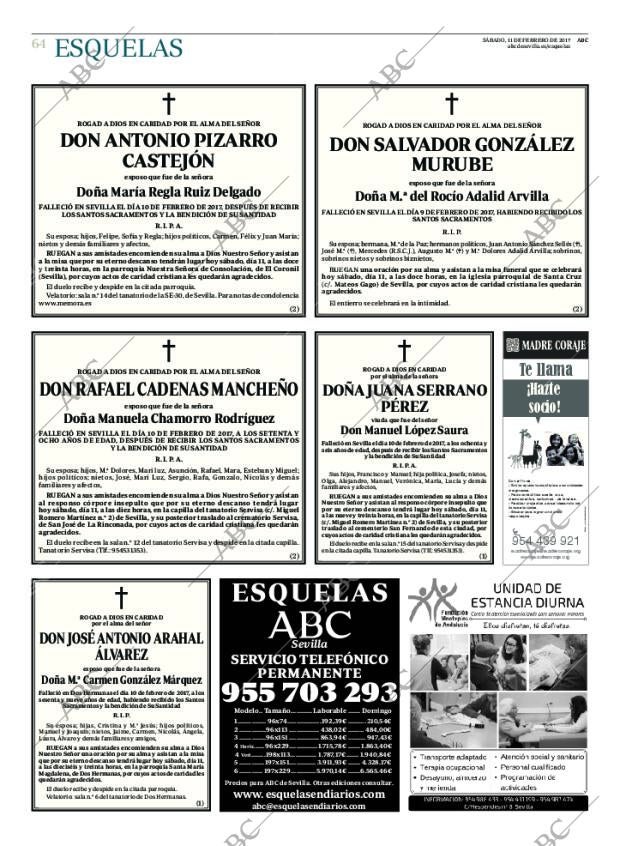 ABC SEVILLA 11-02-2017 página 64