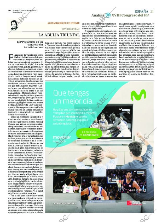 ABC MADRID 12-02-2017 página 21