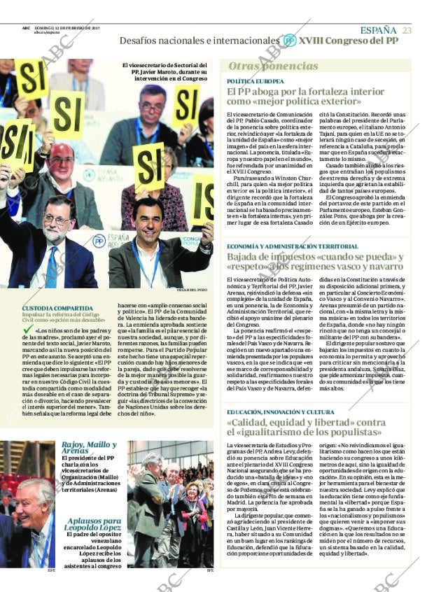 ABC MADRID 12-02-2017 página 23