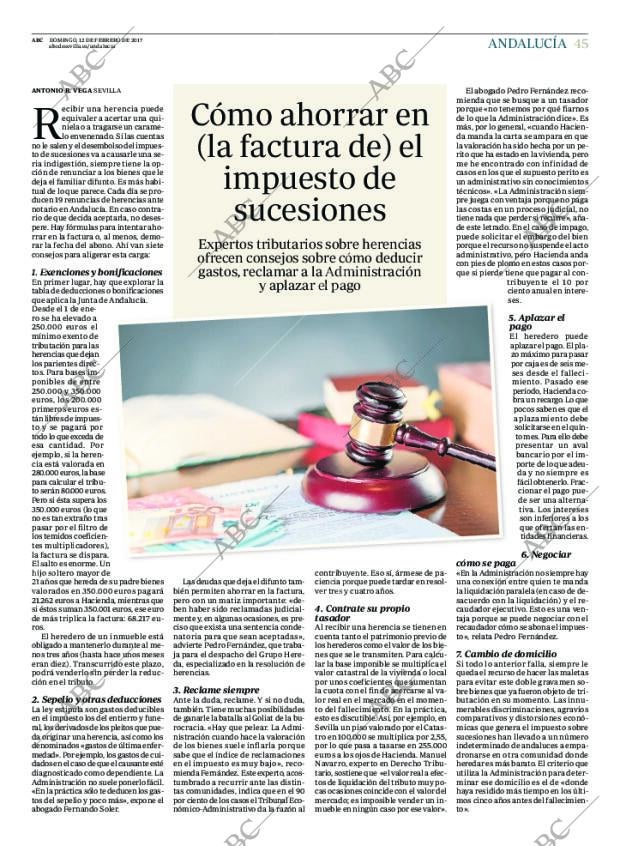 ABC SEVILLA 12-02-2017 página 45