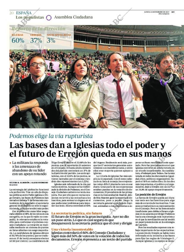 ABC MADRID 13-02-2017 página 20