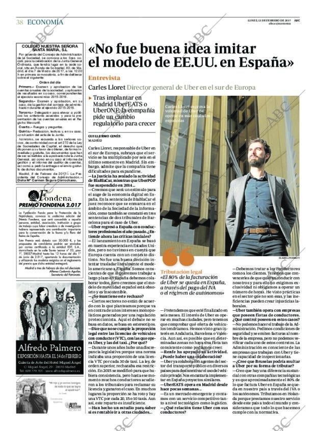 ABC MADRID 13-02-2017 página 38