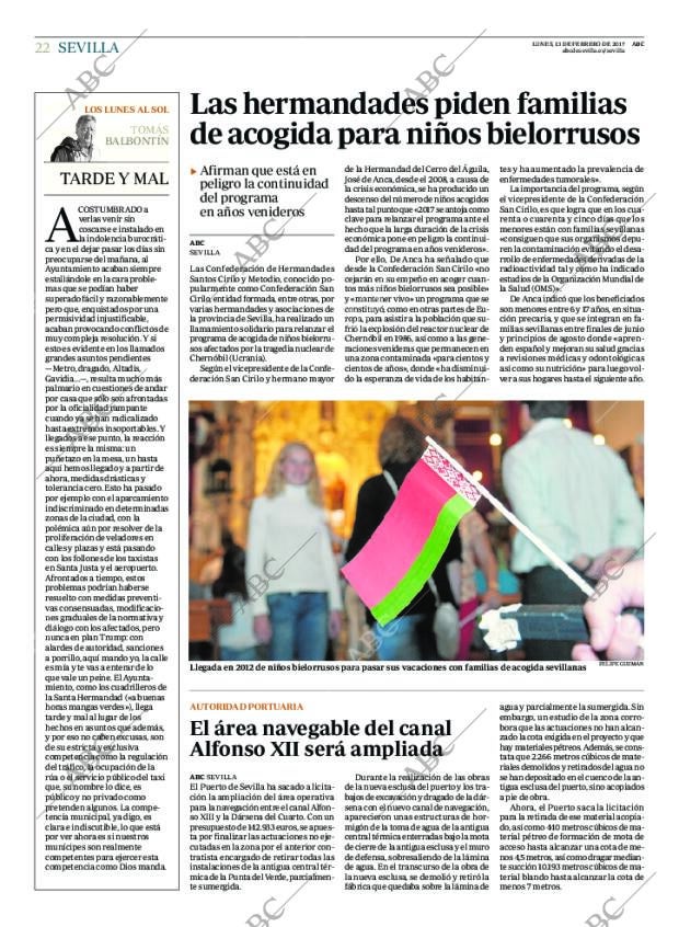 ABC SEVILLA 13-02-2017 página 22