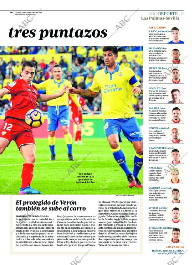 ABC SEVILLA 13-02-2017 página 41
