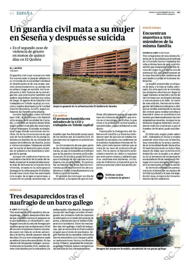 ABC SEVILLA 13-02-2017 página 64