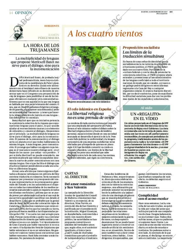 ABC MADRID 14-02-2017 página 14