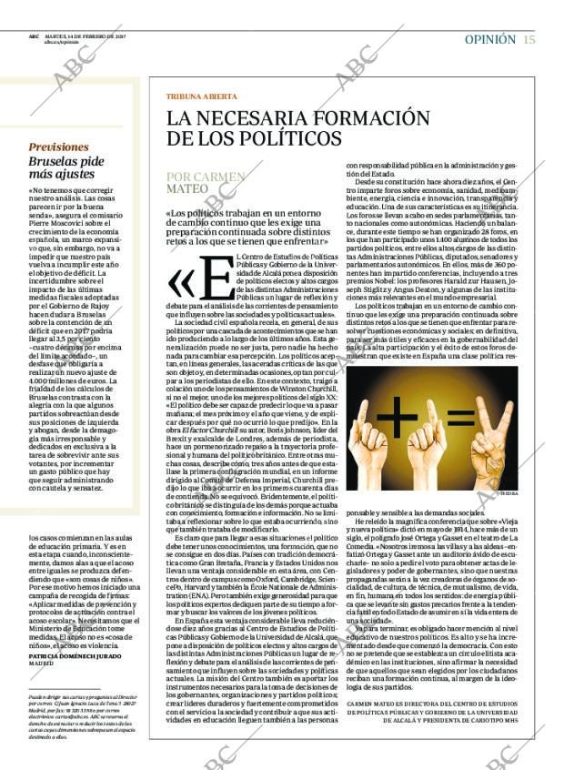 ABC MADRID 14-02-2017 página 15
