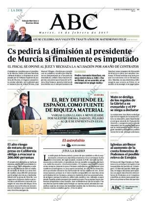 ABC MADRID 14-02-2017 página 2