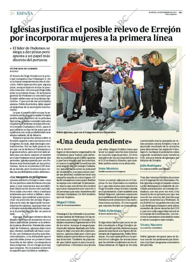 ABC MADRID 14-02-2017 página 20