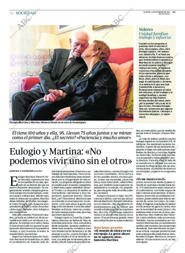 ABC MADRID 14-02-2017 página 38